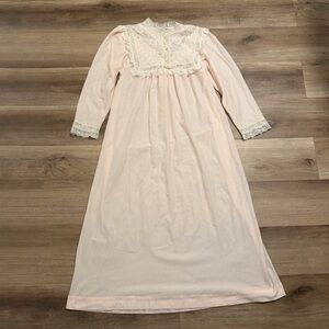 Vintage Christian Dior Nightgown Womens Medium Cotton  Cottagecore